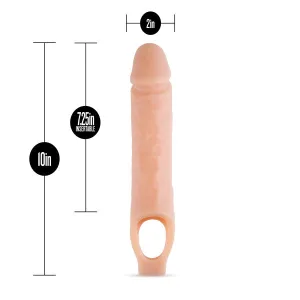 10 Inch Penis Extender Sheath - Silky Soft Silicone for Extra Thrill