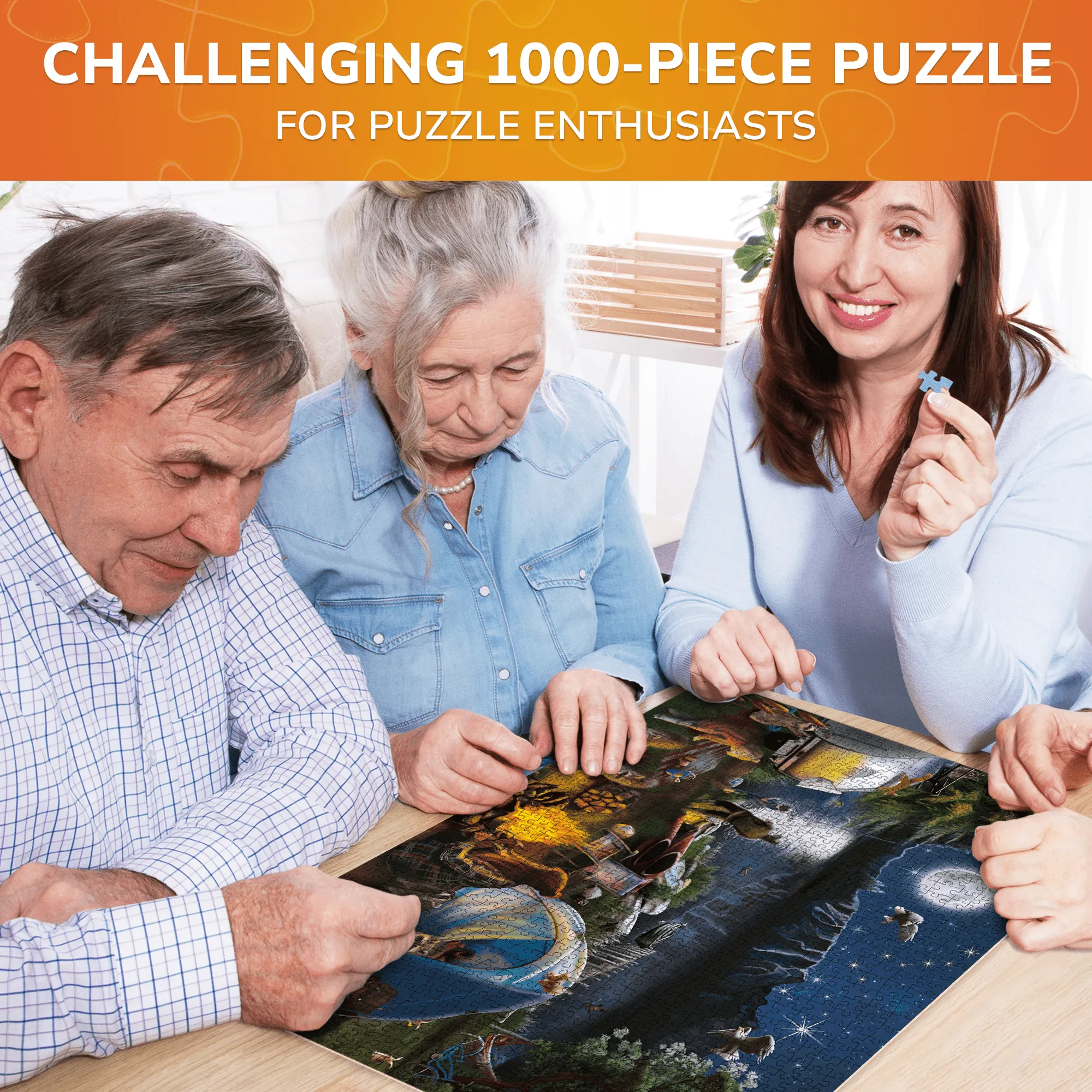 1000 Pcs Jigsaw Puzzle for Adults |Campfire