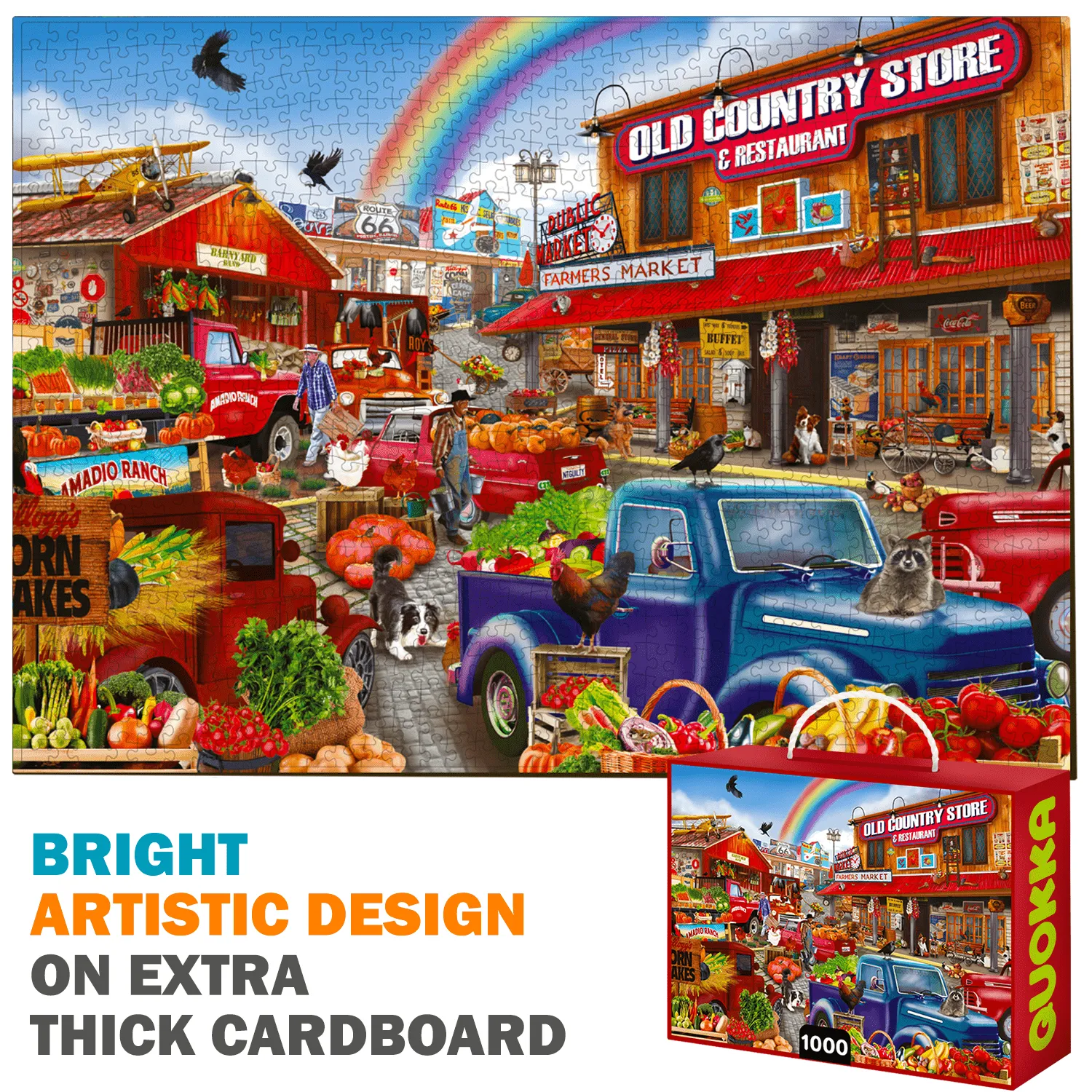 1000 Pcs Jigsaw Puzzle for Adults |Market