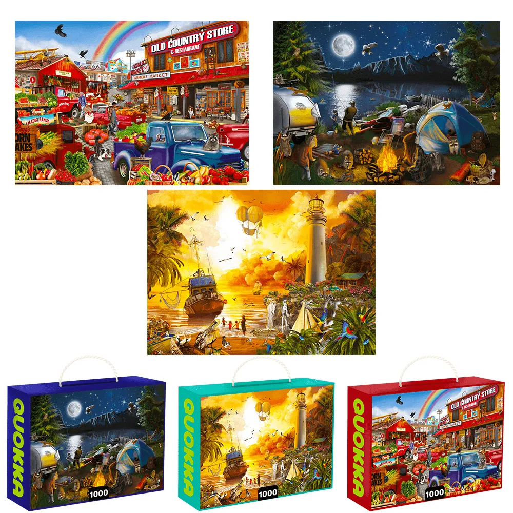 1000 Pcs Jigsaw Puzzle for Adults |Market