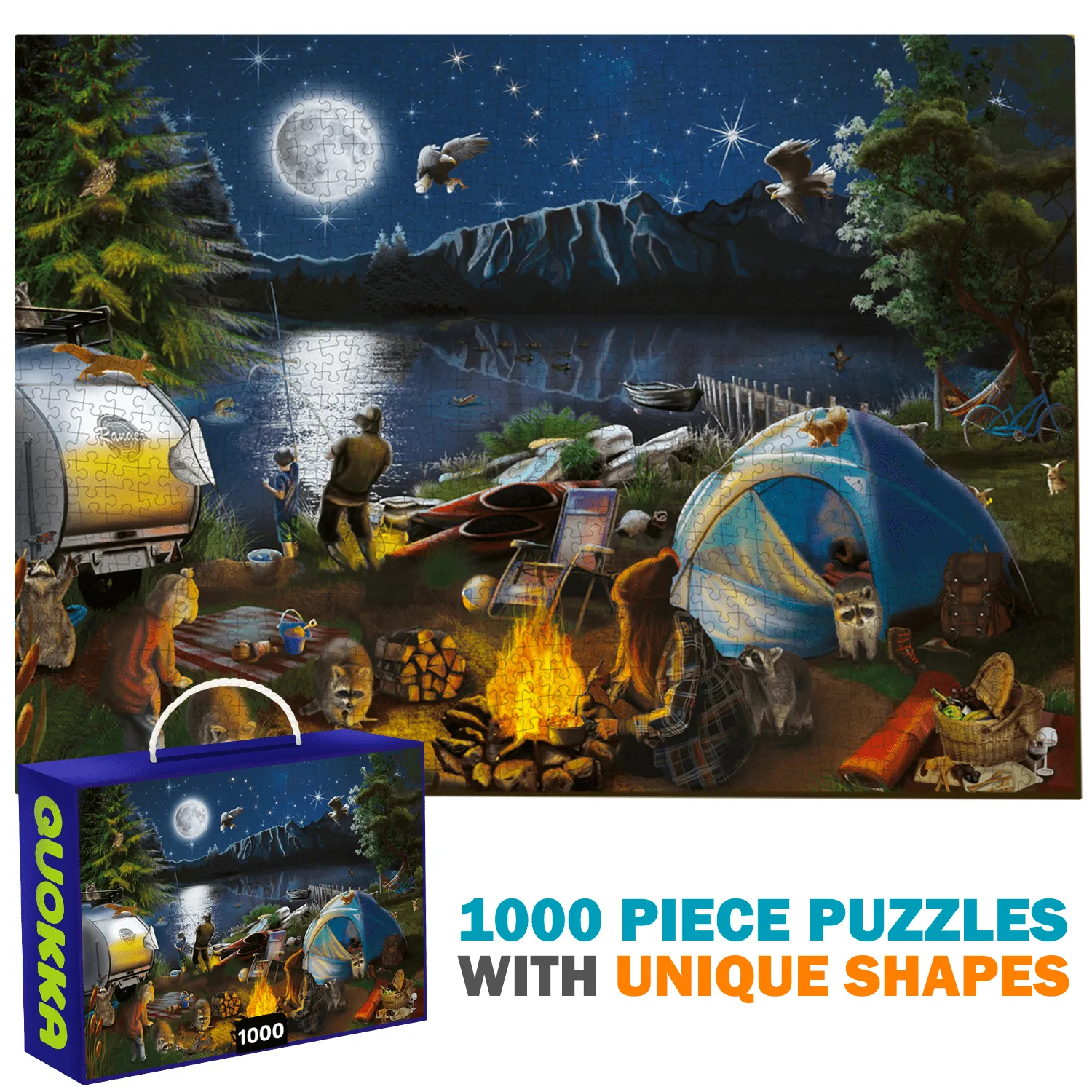 1000 Pcs Jigsaw Puzzle for Adults |Market