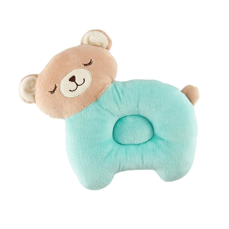 1Pcs Baby Newborn Pillows Lovely Animal Pattern Baby Shape Pillow Anti-rollover Baby Headrest Pillow Pad Nursing Sleep Support