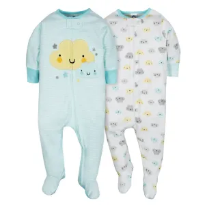 2-Pack Baby Neutral Clouds Sleep 'N Plays