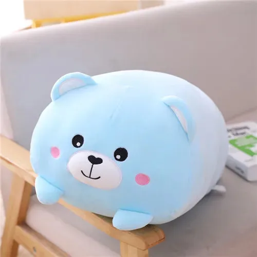 20-85cm Cute Animal Dinosaur Pig Cat Bear Plush Toy Soft Cartoon Panda Hamster Elephant Stuffed Doll Baby Sleep Pillow Kids Gift