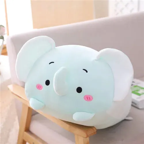 20-85cm Cute Animal Dinosaur Pig Cat Bear Plush Toy Soft Cartoon Panda Hamster Elephant Stuffed Doll Baby Sleep Pillow Kids Gift