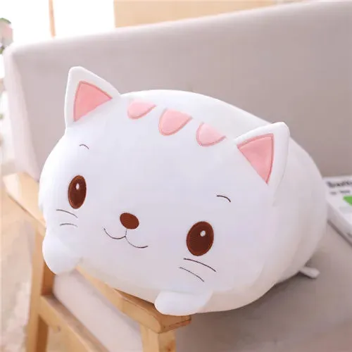 20-85cm Cute Animal Dinosaur Pig Cat Bear Plush Toy Soft Cartoon Panda Hamster Elephant Stuffed Doll Baby Sleep Pillow Kids Gift