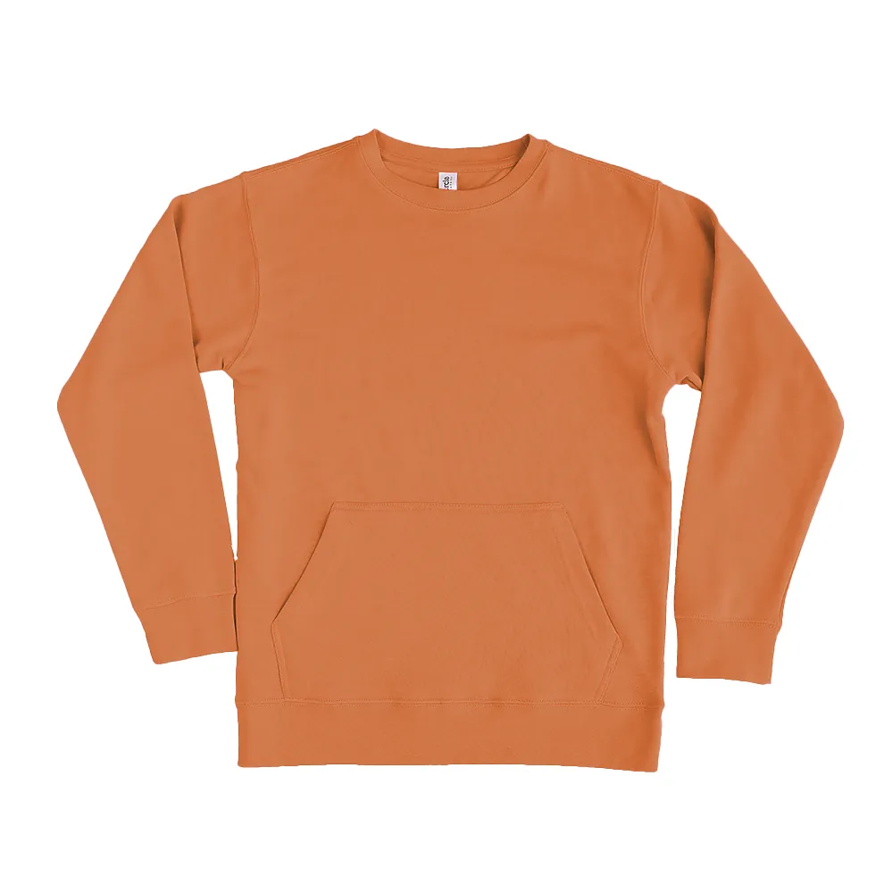 2615 Unisex French Terry Crewneck Sweatshirt with Pocket 8.25 Oz*