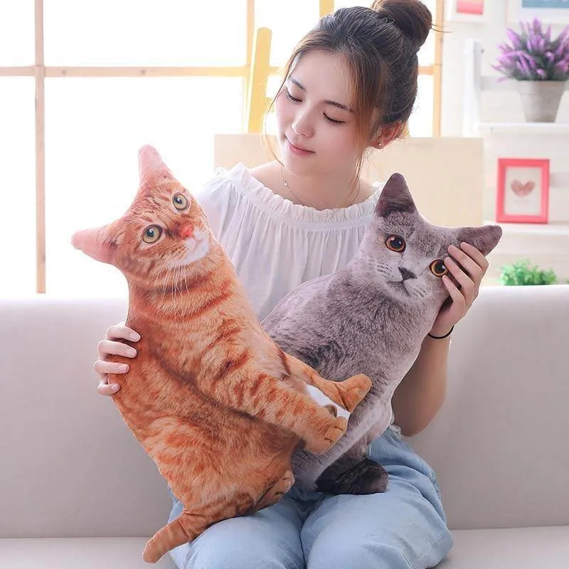 3D Cartoon Cute Cat Pillows