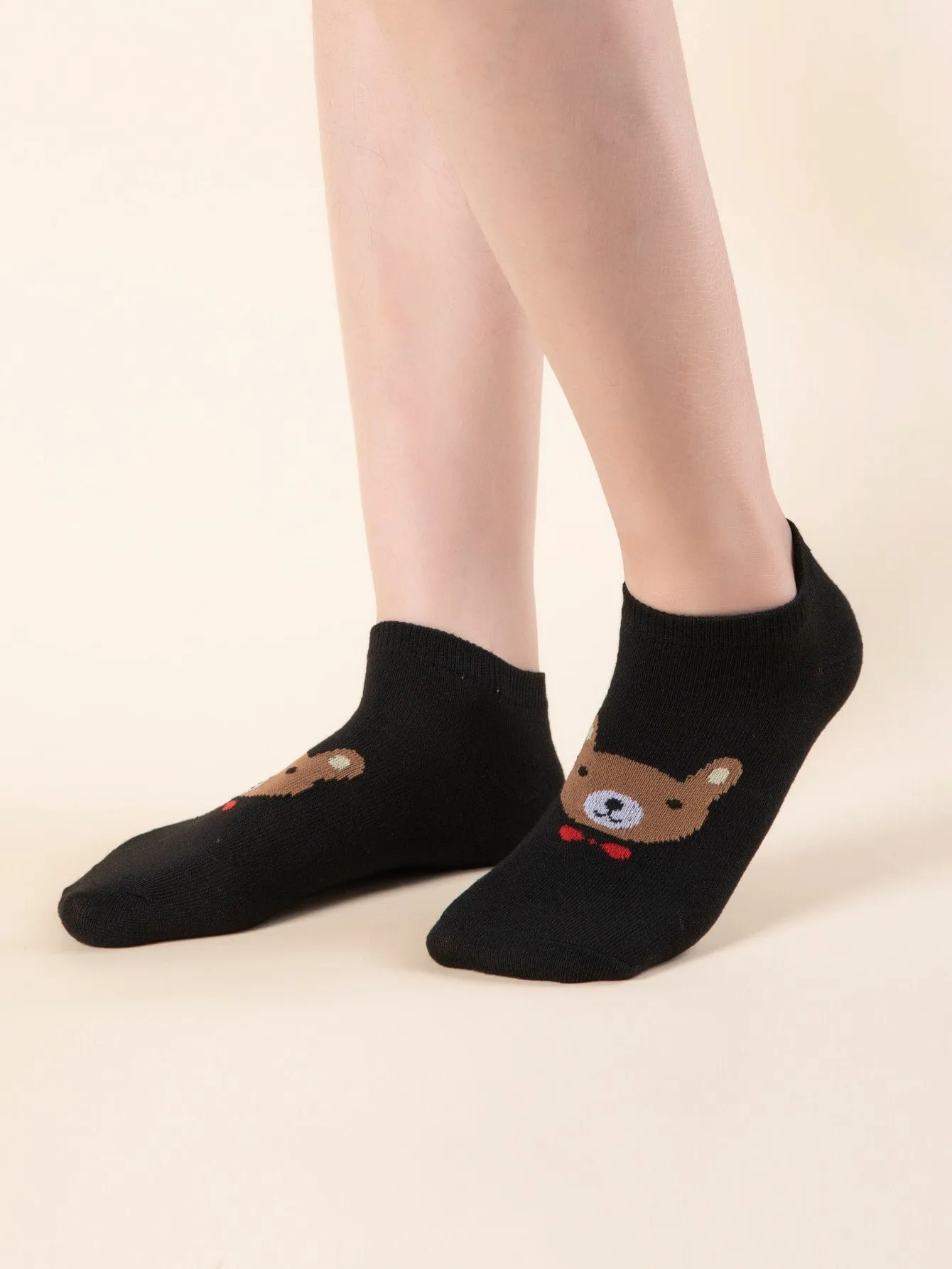 5pairs Dog Bear Sheep Socks for Women Fun Socks Funky Socks Novelty Socks