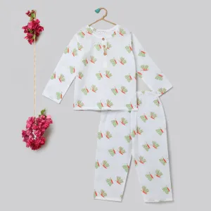 A Flutter of Butterflies Kurta Pyjama Set