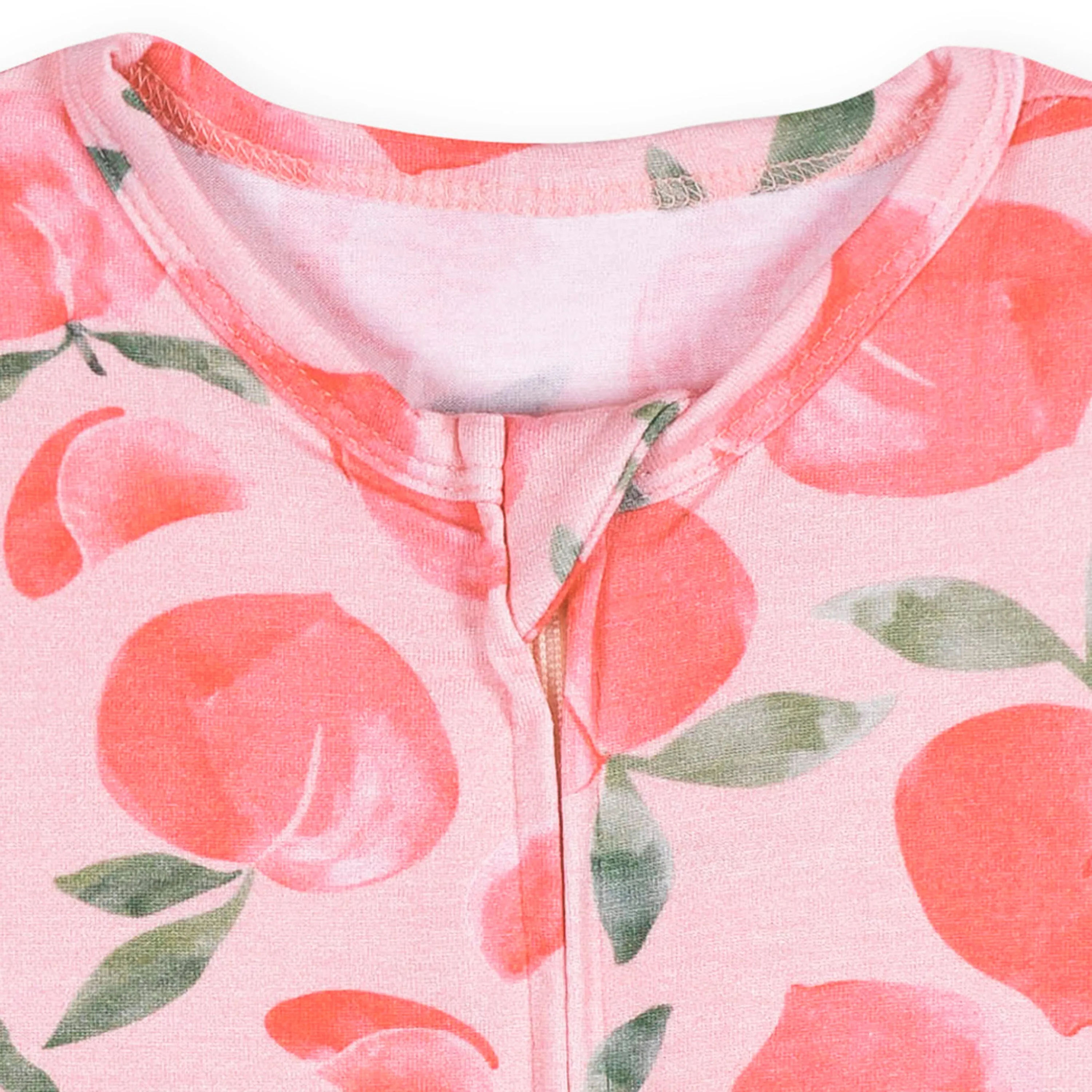 Baby Girls Just Peachy Buttery Soft Viscose Made from Eucalyptus Snug Fit Romper