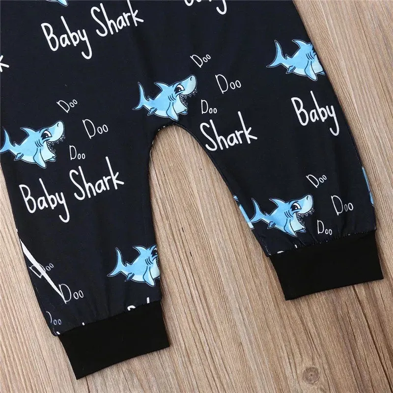 Baby Scuba Shark Sleeveless Romper