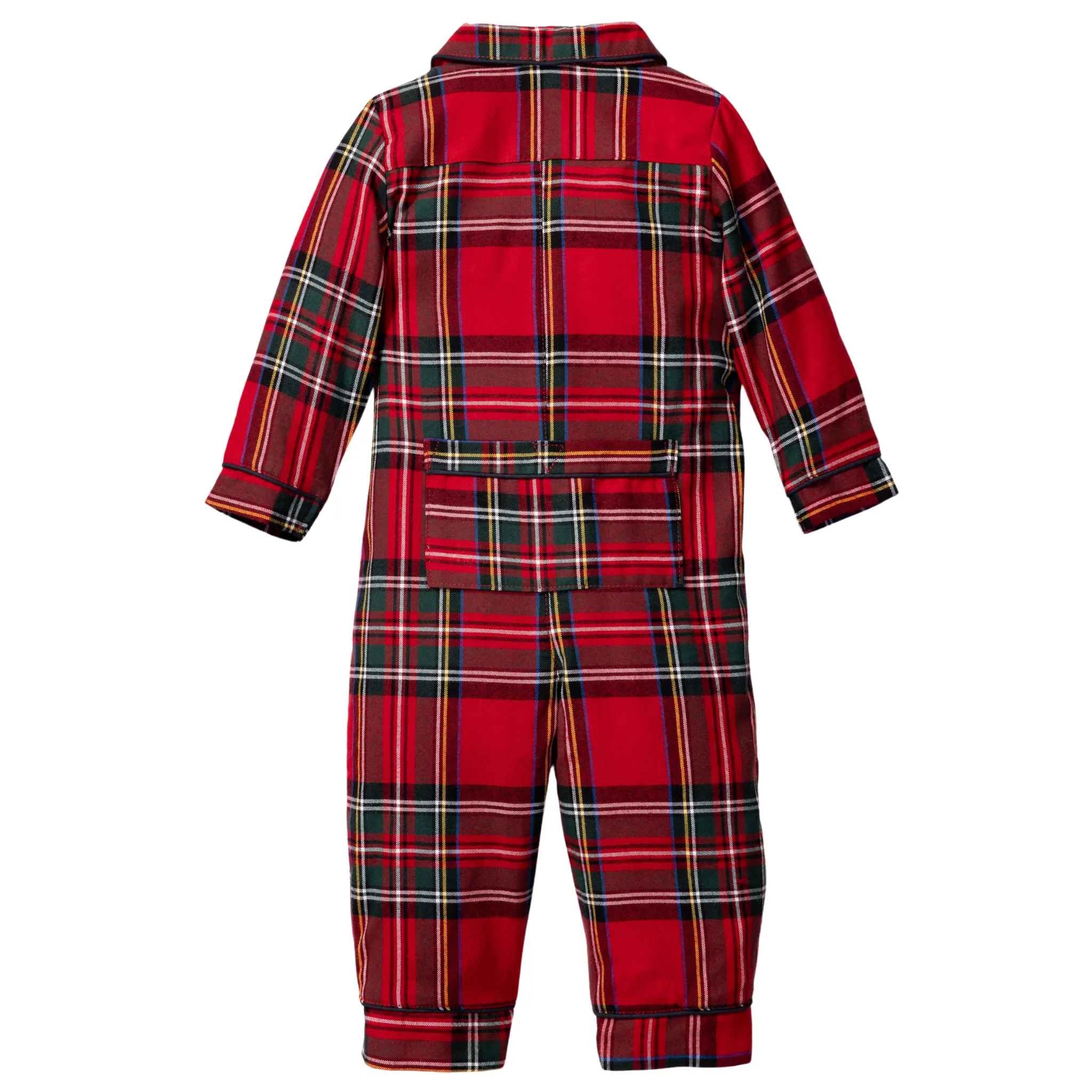 Baby's Brushed Cotton Classic Romper in Imperial Tartan