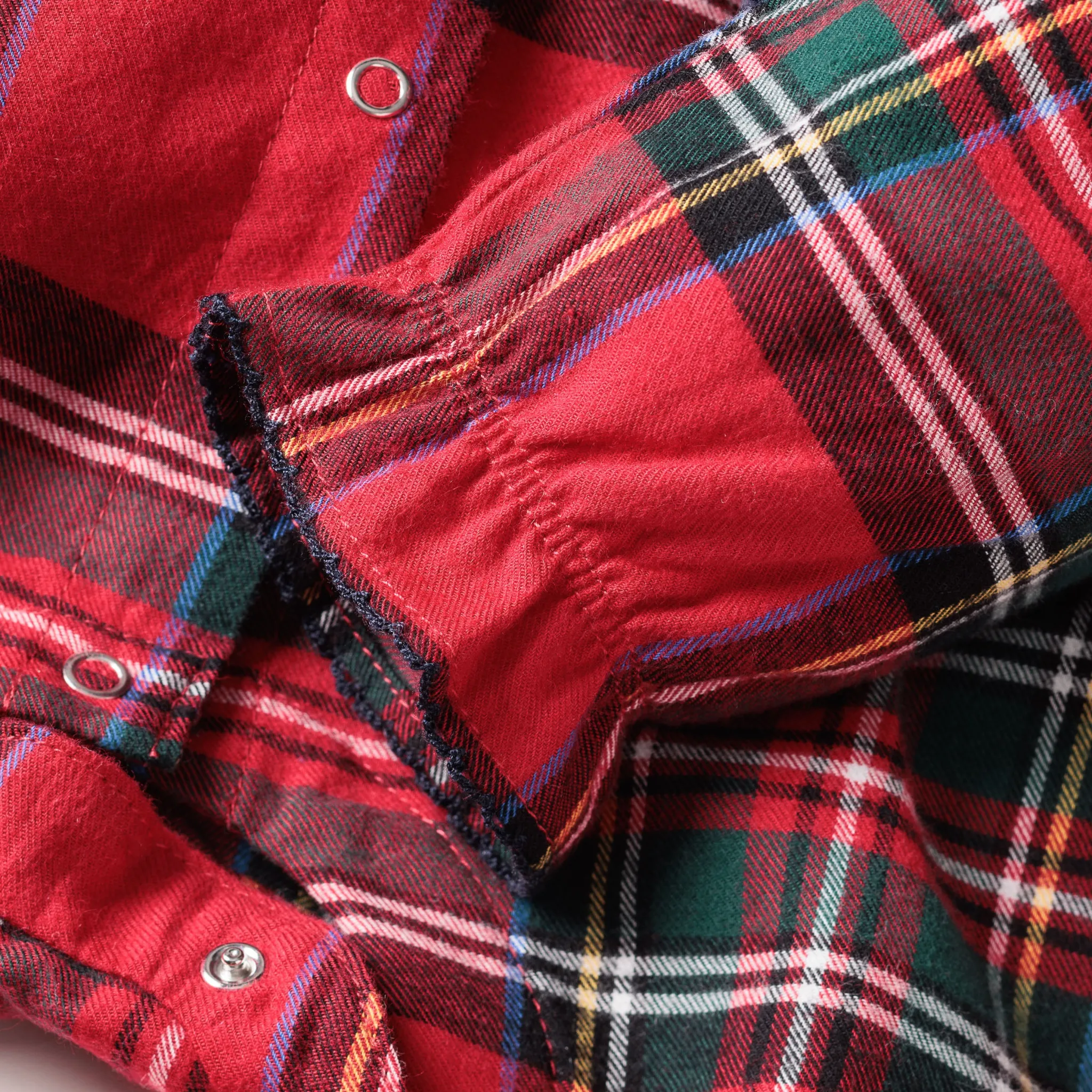 Baby's Twill Madeline Romper in Imperial Tartan