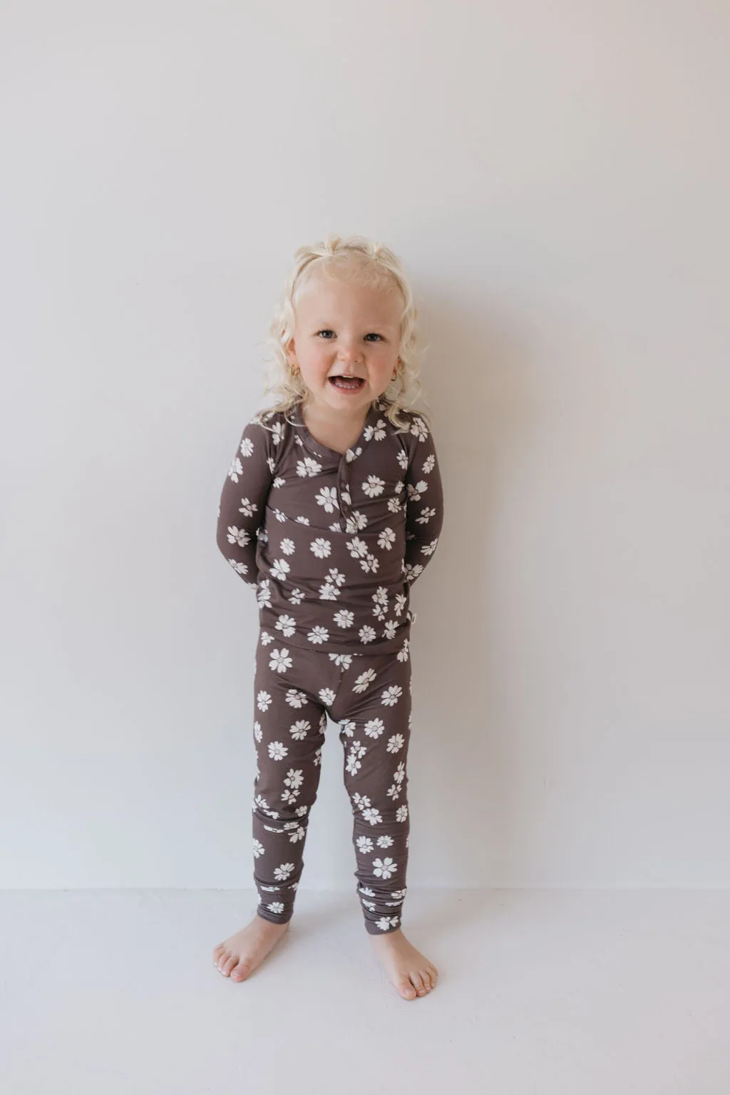 Bamboo Two Piece Pajamas | Midnight Meadow