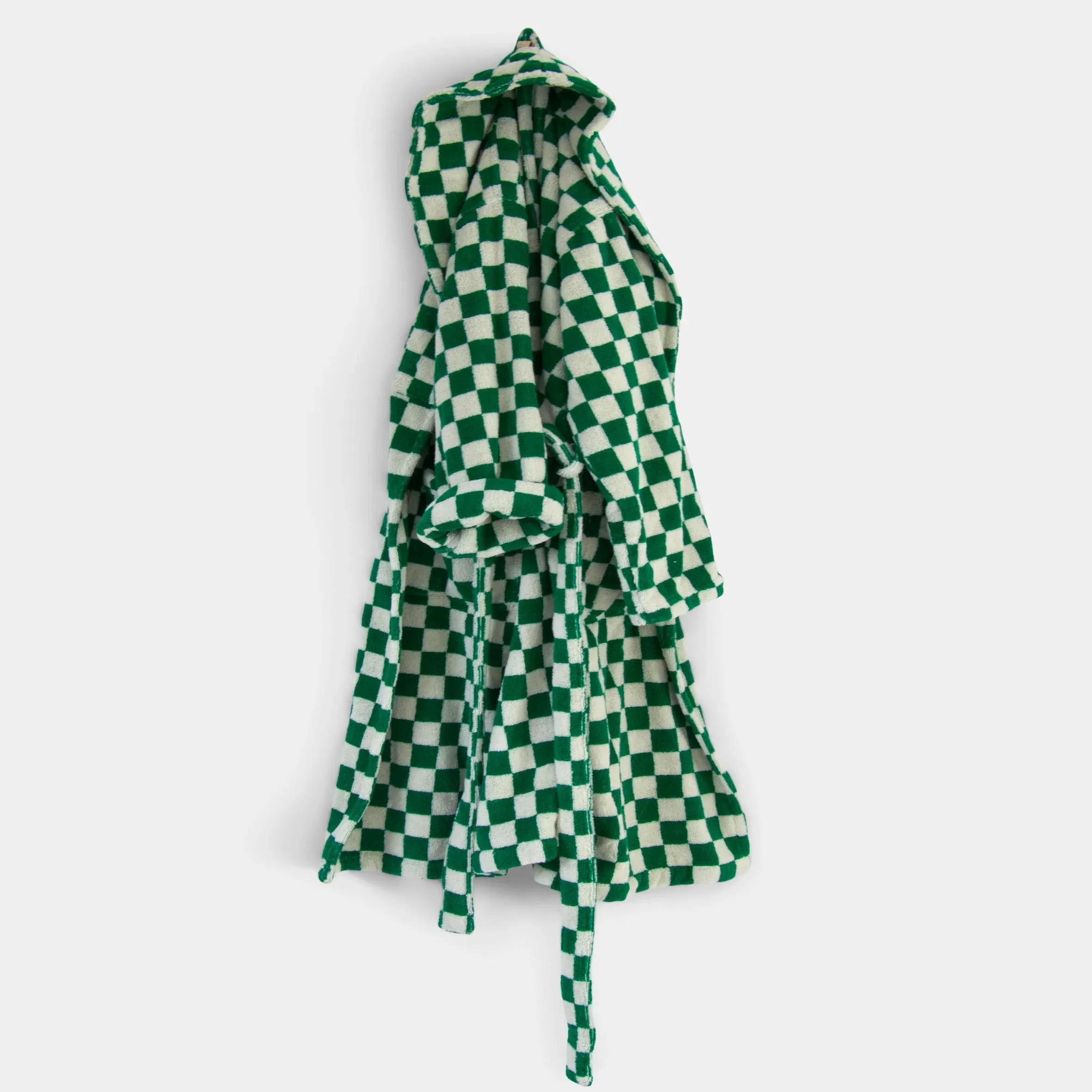 Bathrobe - Check Pine Green L/XL