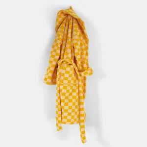 Bathrobe - Check Yellow S/M