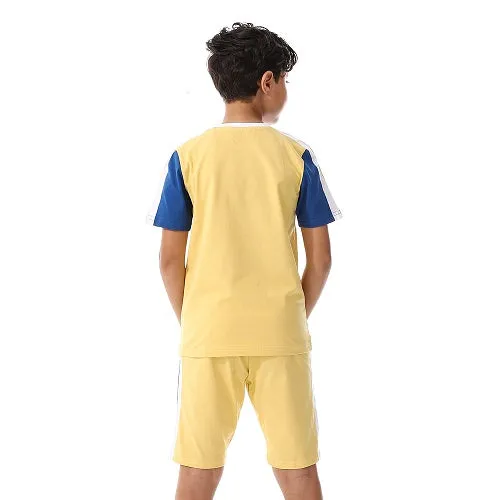 Boy's Summer Pajama - Yellow