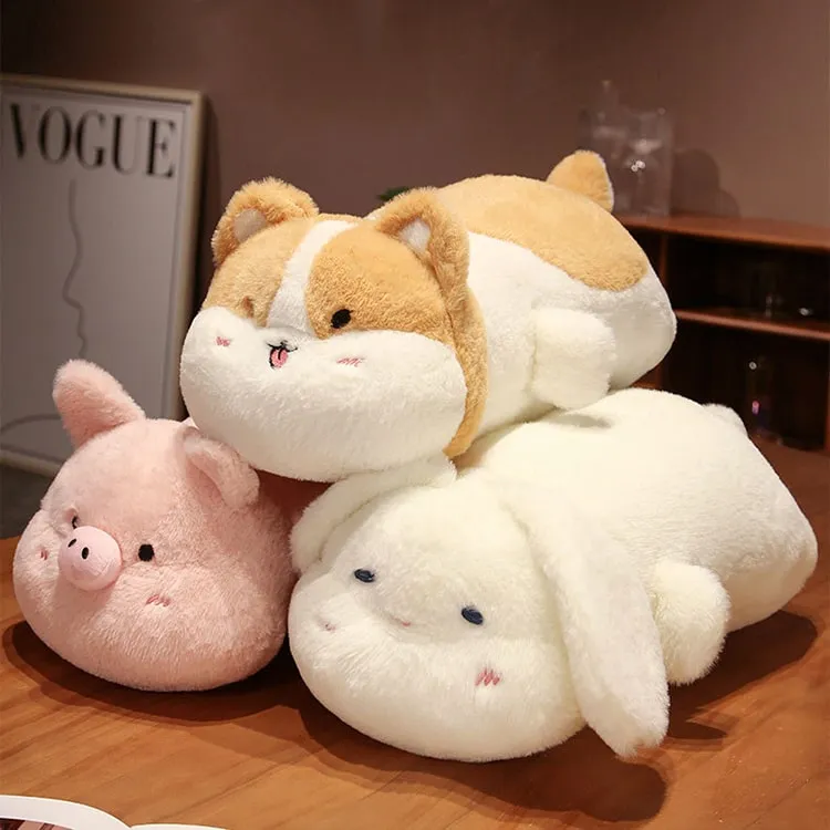 Cartoon Animal Plush Pillow | Rabbit