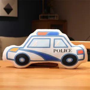 Cartoon Stuffed Vehicle Pillow | Police Car