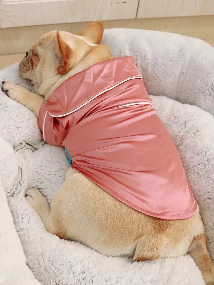 Cozy Pet Pajamas and Bathrobe