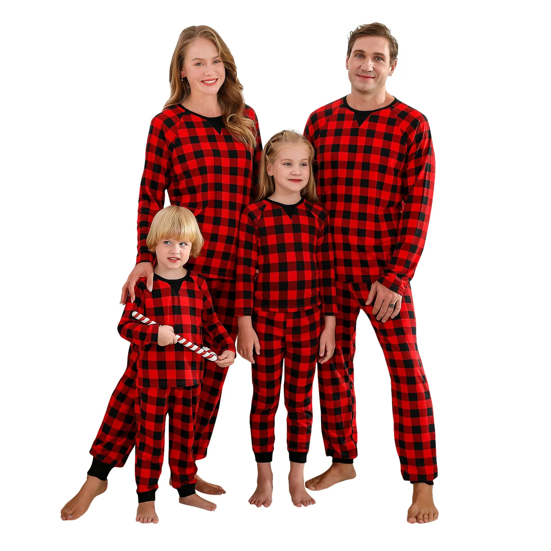 Family Matching Classic Plaid Christmas Set