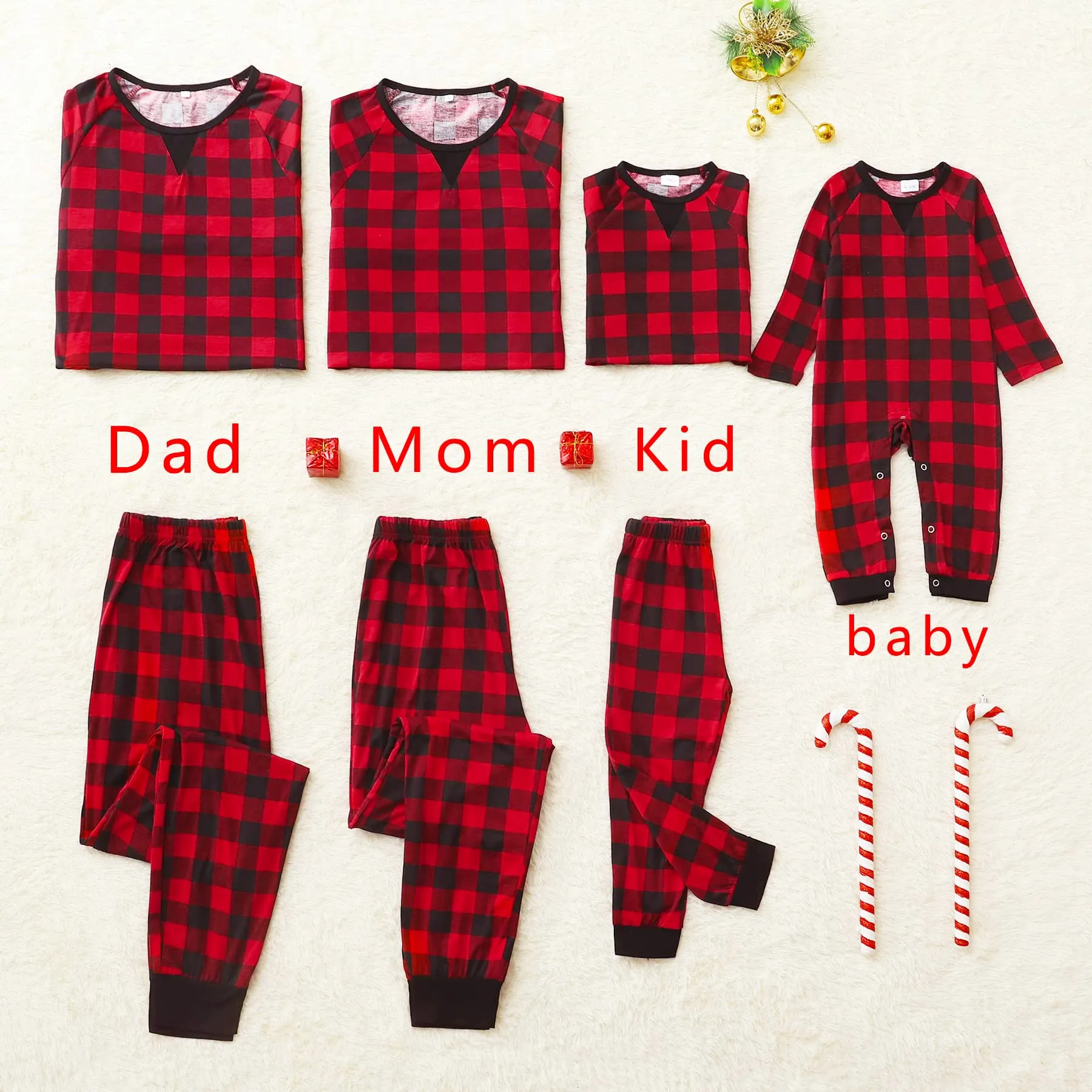 Family Matching Classic Plaid Christmas Set