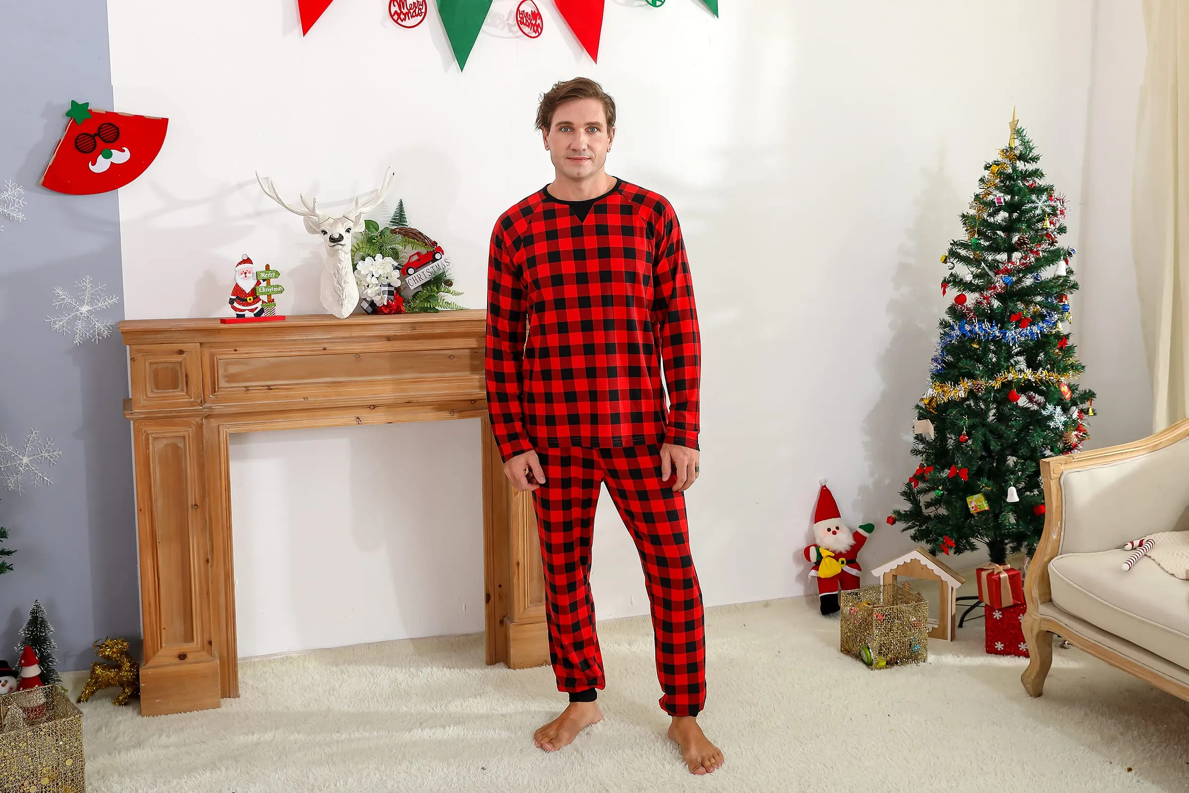 Family Matching Classic Plaid Christmas Set