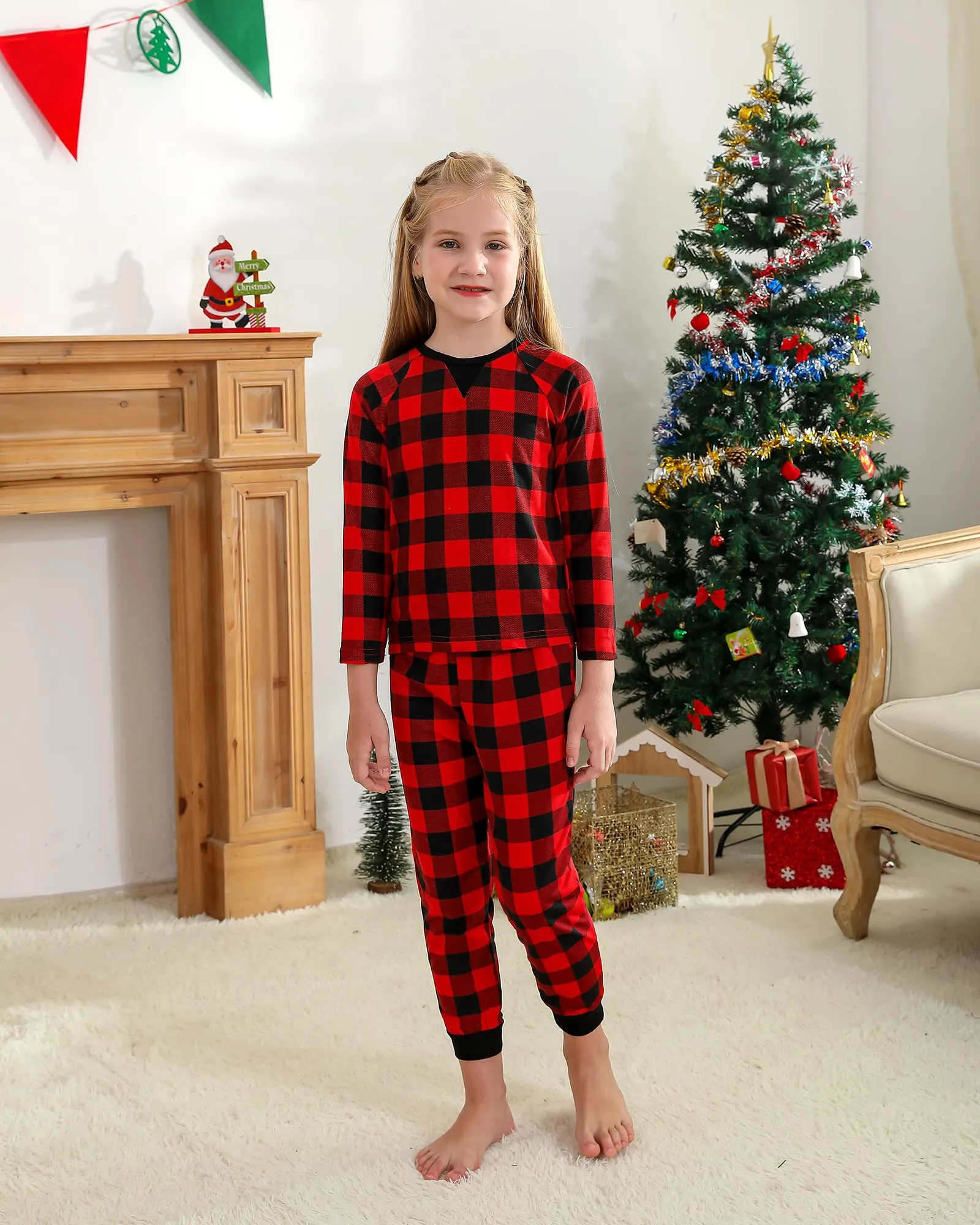 Family Matching Classic Plaid Christmas Set