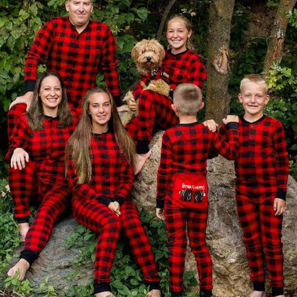 Family Matching Classic Plaid Christmas Set