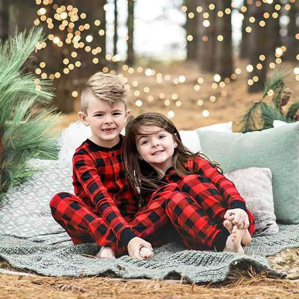 Family Matching Classic Plaid Christmas Set