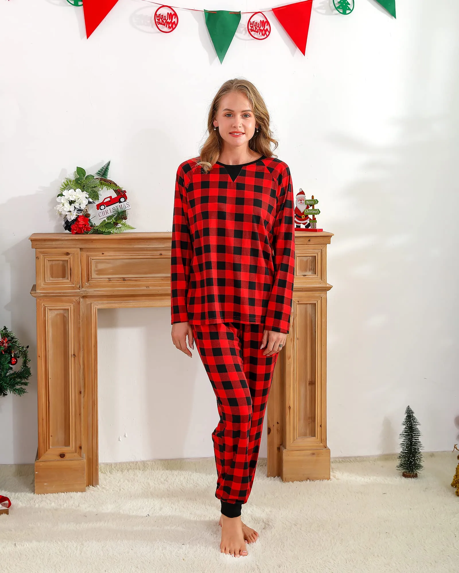 Family Matching Classic Plaid Christmas Set