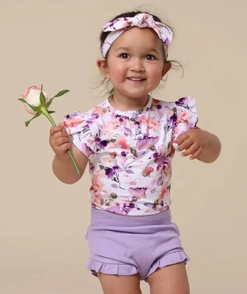 Girl's Organic-cotton Blushing Beauty (short-sleeved)