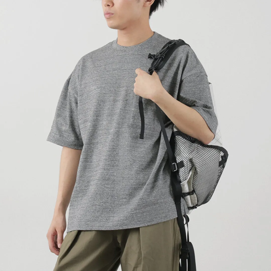 GOHEMP / Wide slit T-shirt Heather