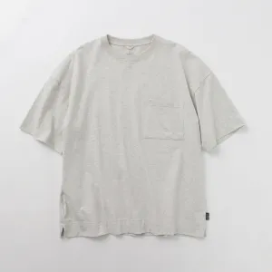 GOHEMP / Wide slit T-shirt Heather