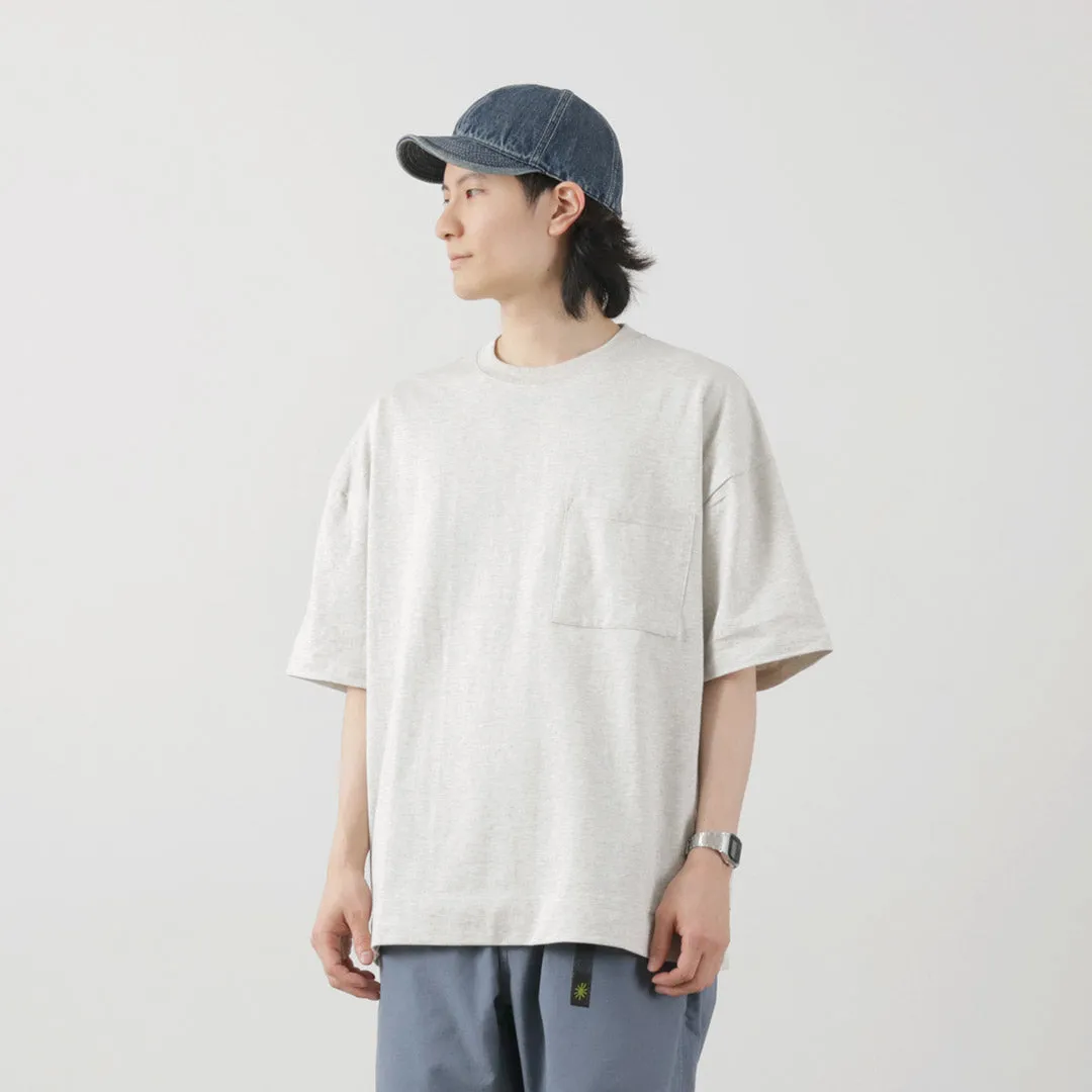 GOHEMP / Wide slit T-shirt Heather