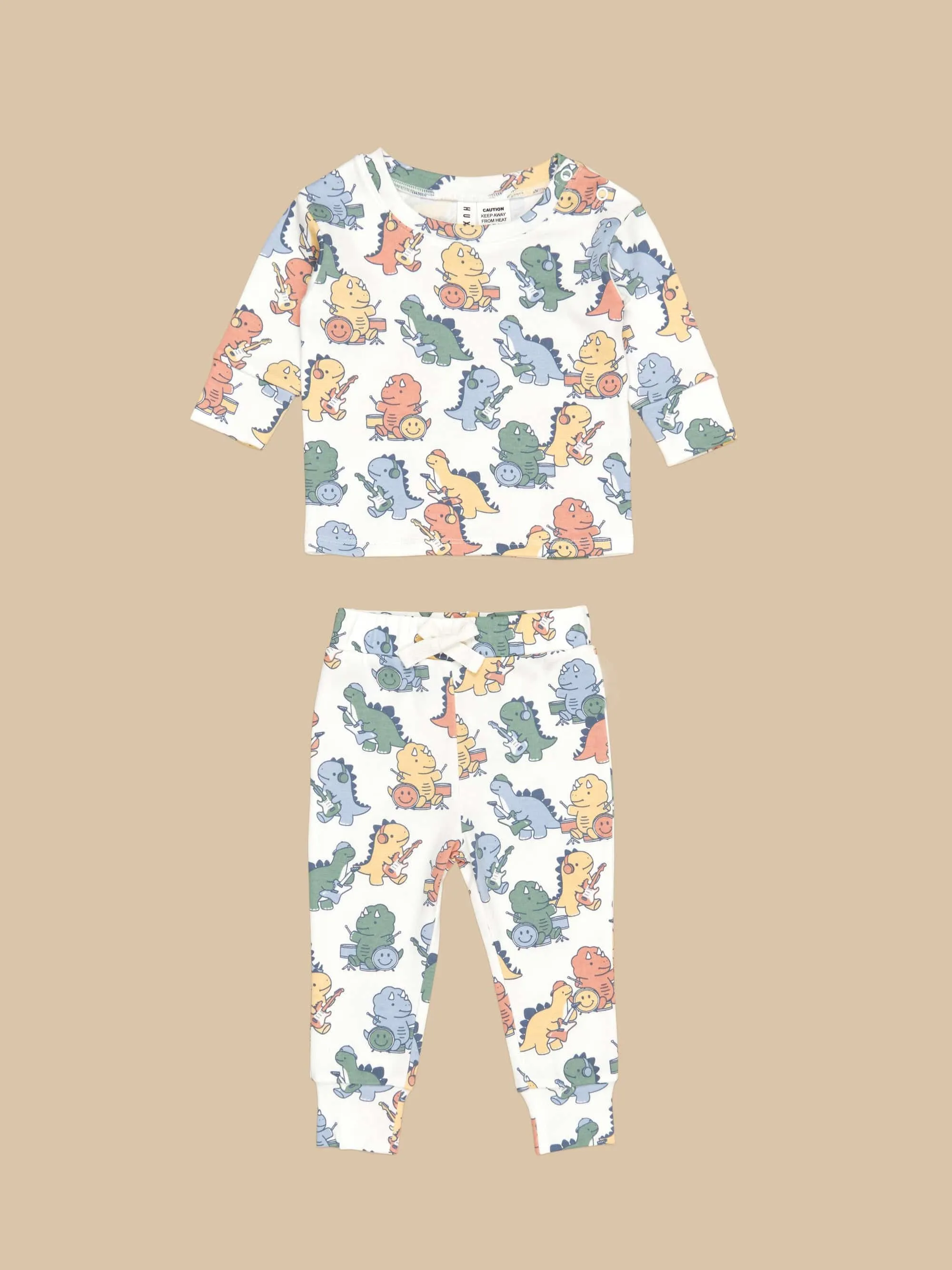 Huxbaby Dino Band Pj Set