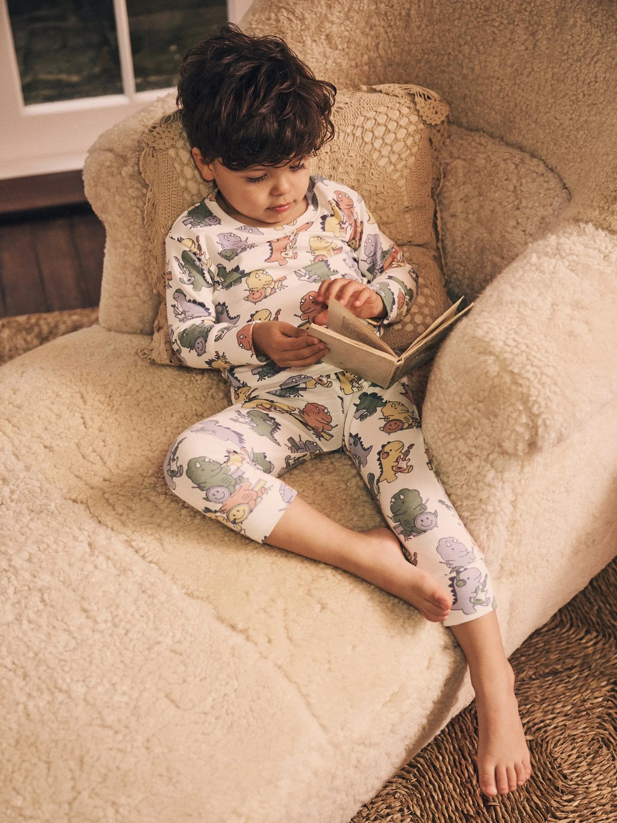 Huxbaby Dino Band Pj Set