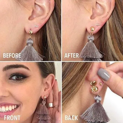 Hypoallergenic Earring Lifts (2Pair)-Buy more save more!!