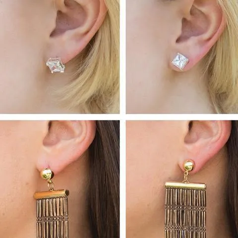 Hypoallergenic Earring Lifts (2Pair)-Buy more save more!!