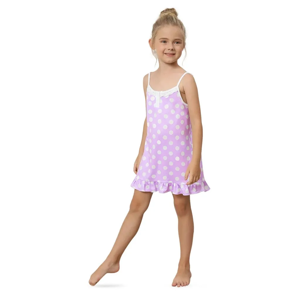 Kids Girls Nightgown Cartoon Nightdress Girl Sleepwear Nightie Summer Sleeveless Nightwear Children Clothes