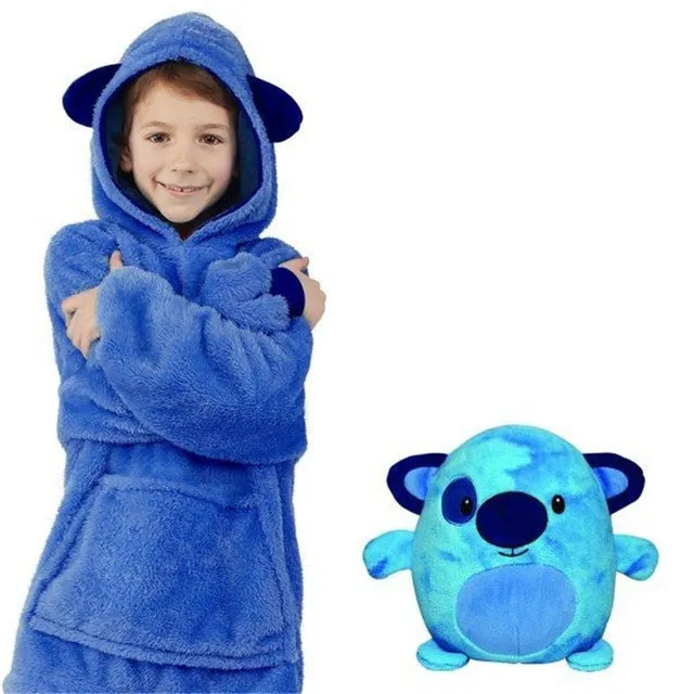 Kids Pets Hoodie Blanket Hoodie Children's Sweatshirt Pet Shaped