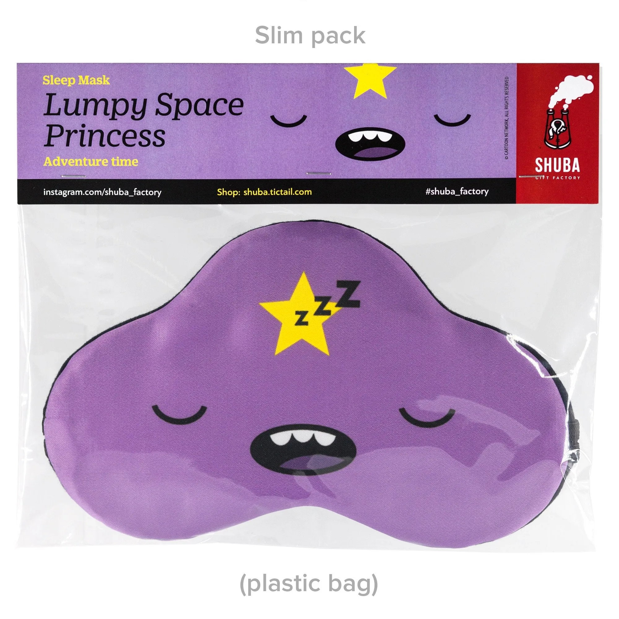 Lumpy Princess sleep mask