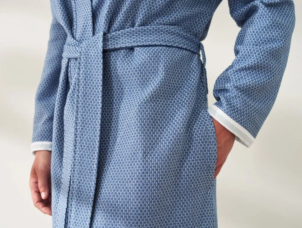 Mediterranean Lake Organic Robe by Coyuchi