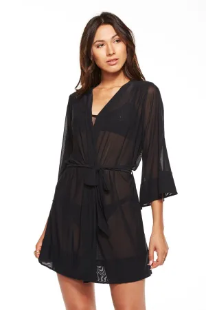 MESH FLOUNCE ROBE