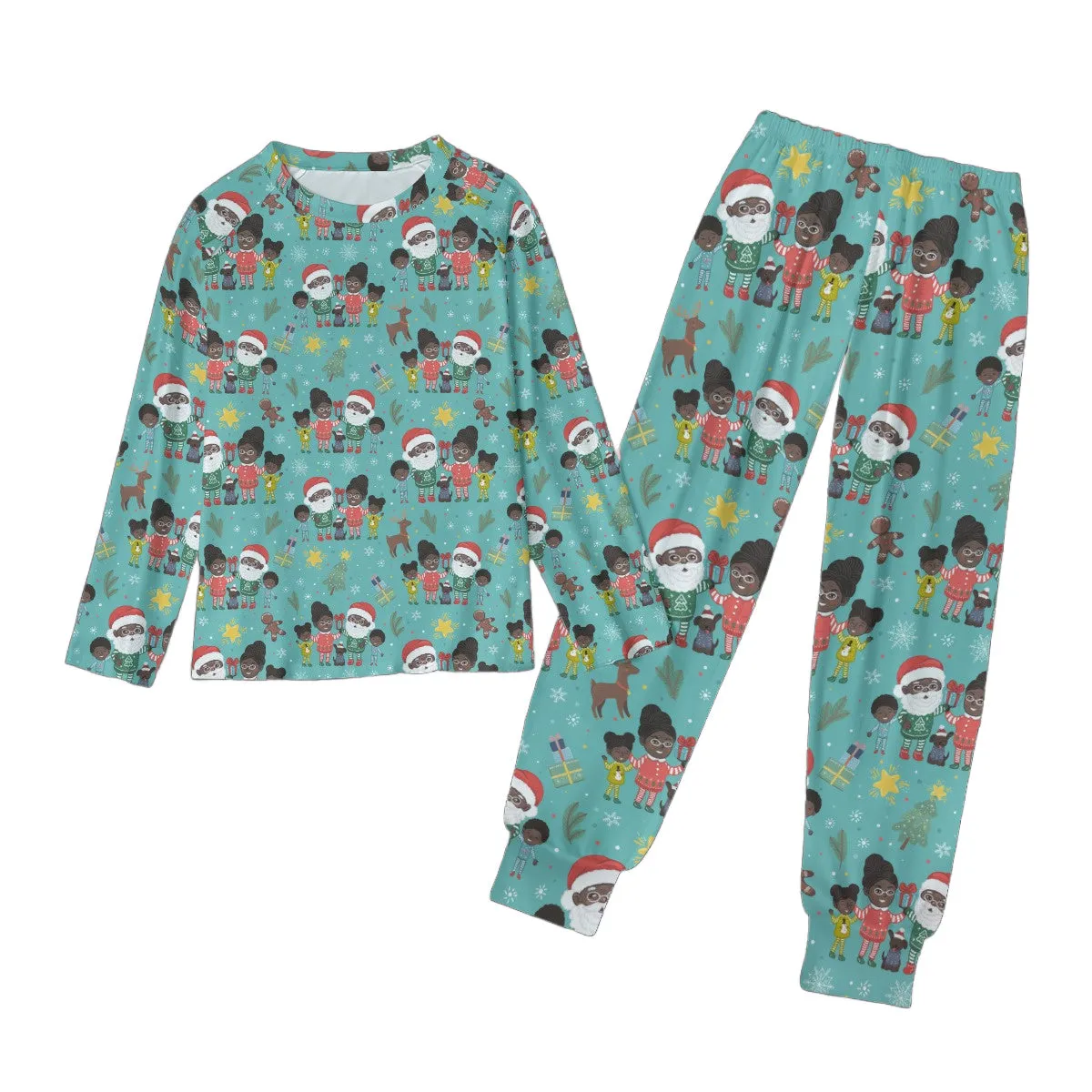 Mrs & Mrs Claus Kids' Pajama Set