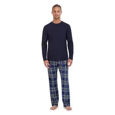 New - Hanes Originals Men's 2pc Comfort Fleece Sleep Pajama Set