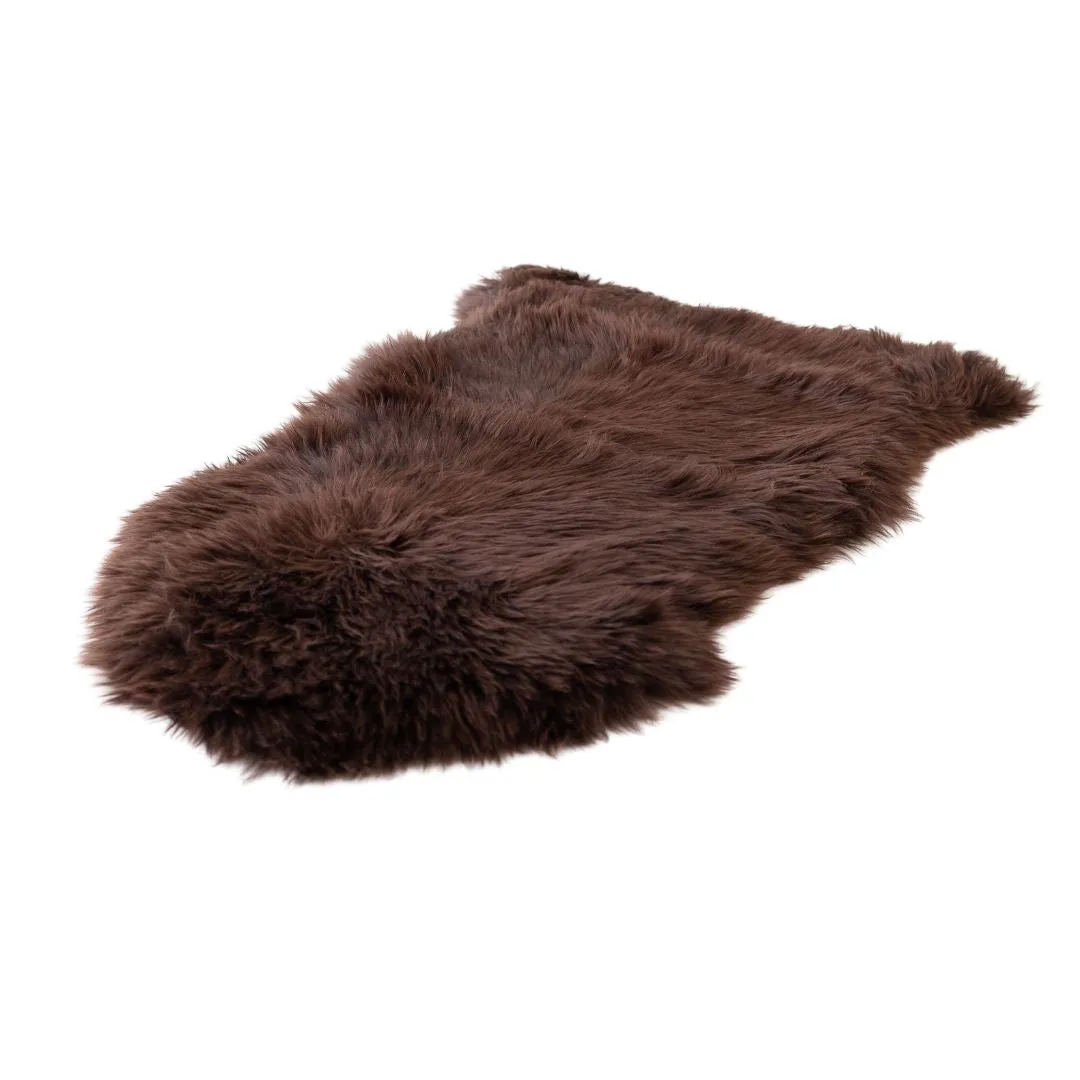 New Zealand Long Wool Sheepskin Rug - Single