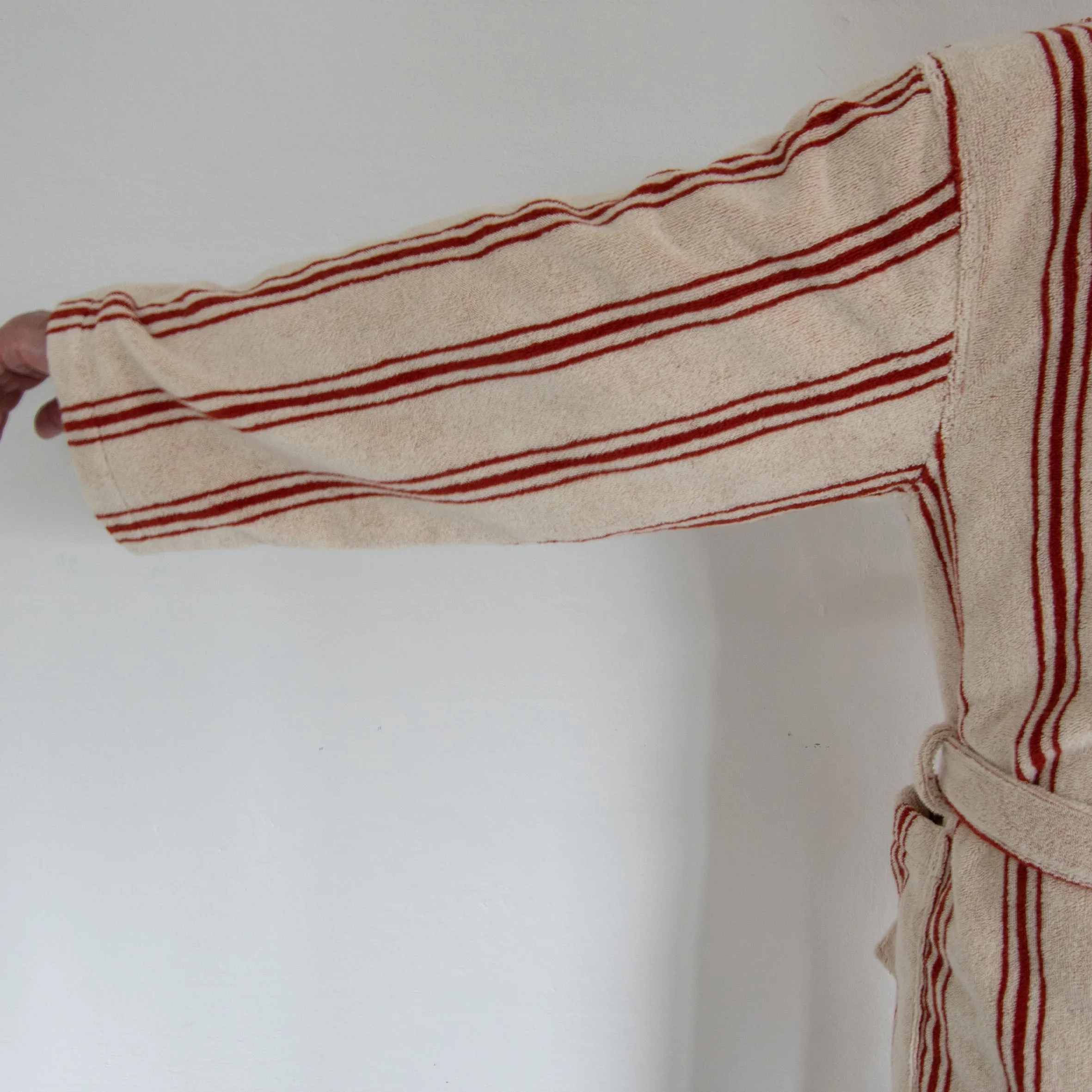 Organic Bathrobe Stripe