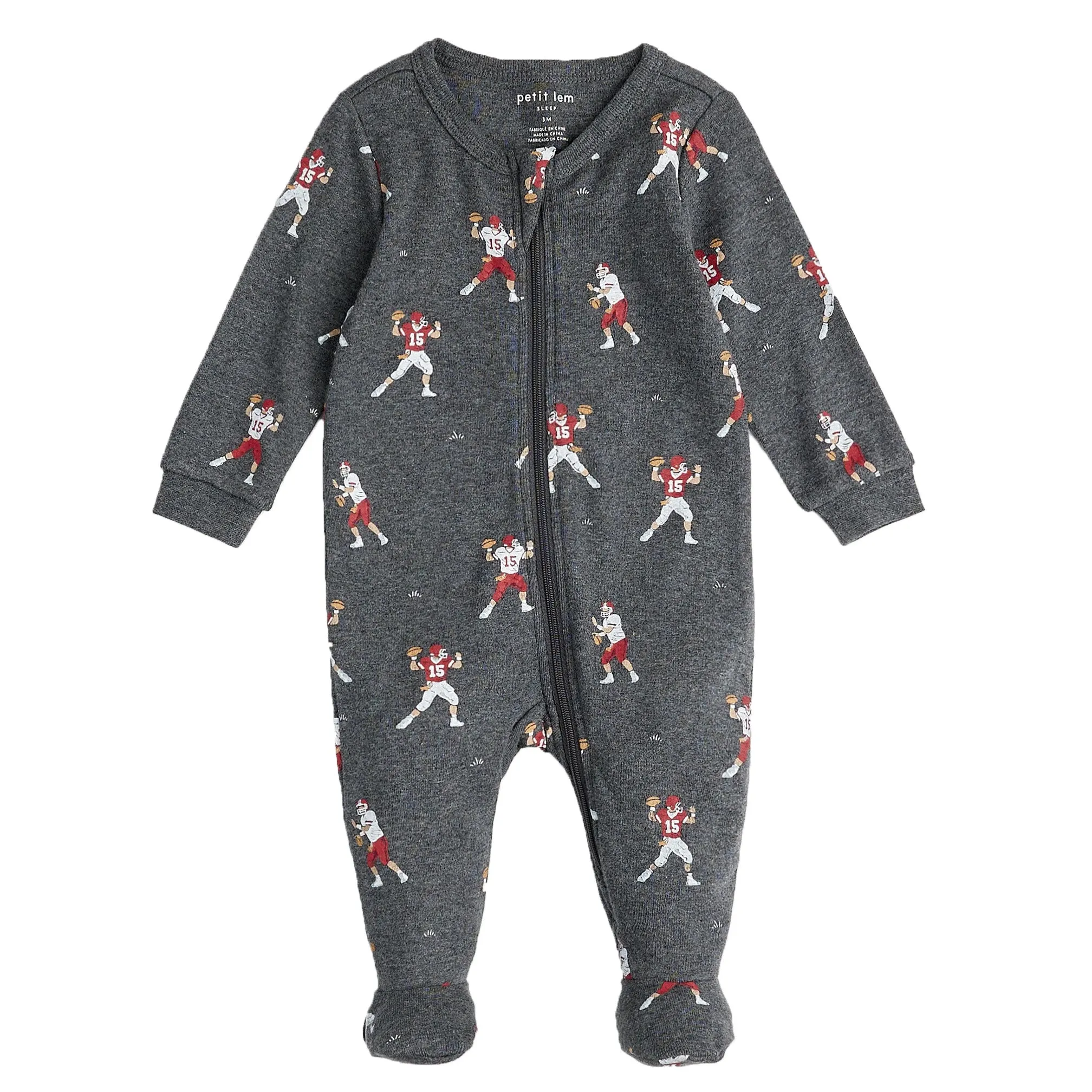 Petit Lem Baby Boys Quarterback Pyjama